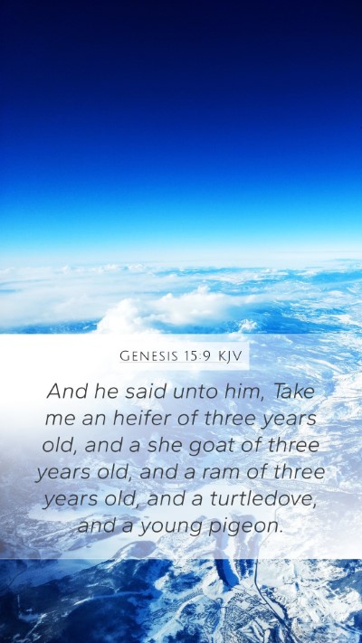 Genesis 15:9 Explained