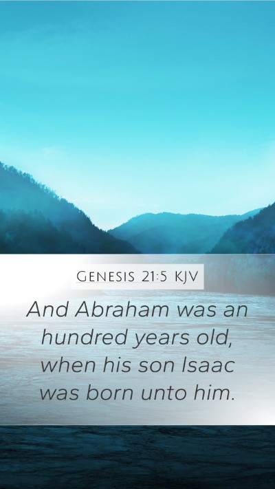 Genesis 21:5 Explained