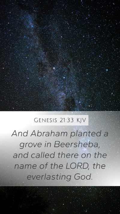 Genesis 21:33 Explained