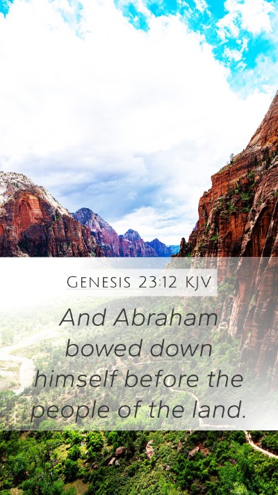 Genesis 23:12 Explained
