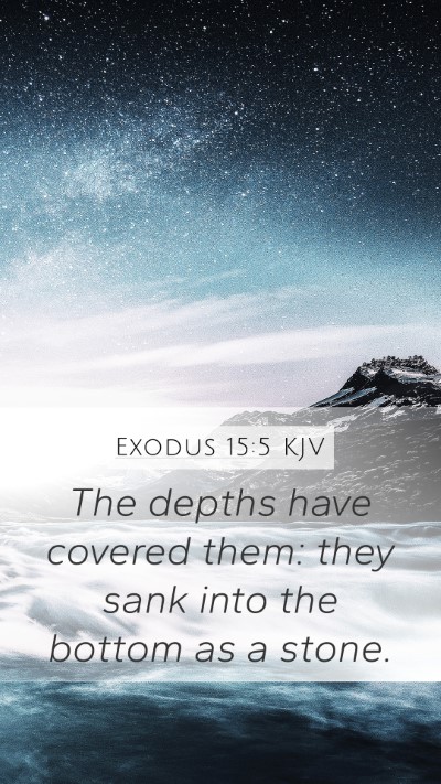 Exodus 15:5 Explained