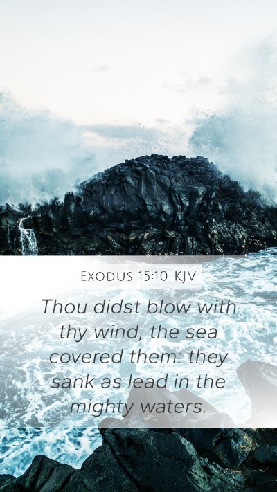 Exodus 15:10 Explained