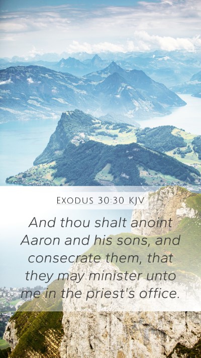 Exodus 30:30 Explained