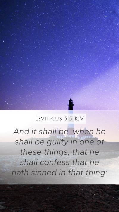 Leviticus 5:5 Explained