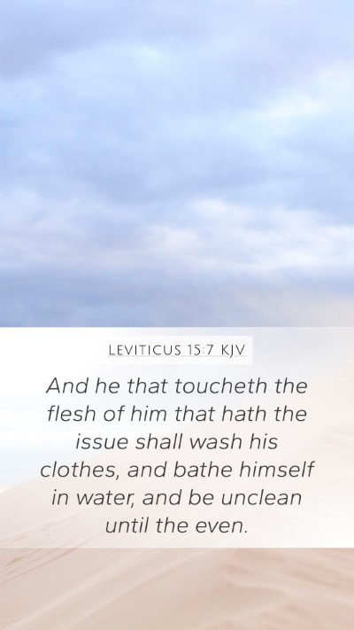 Leviticus 15:7 Explained