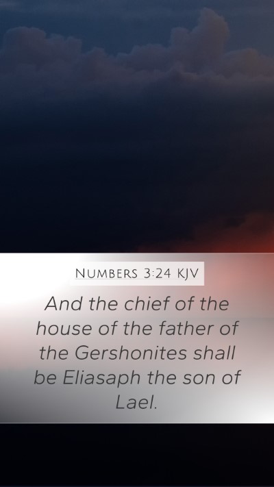 Numbers 3:24 Explained