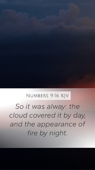 Numbers 9:16 Explained