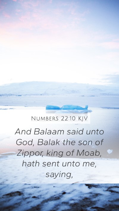Numbers 22:10 Explained