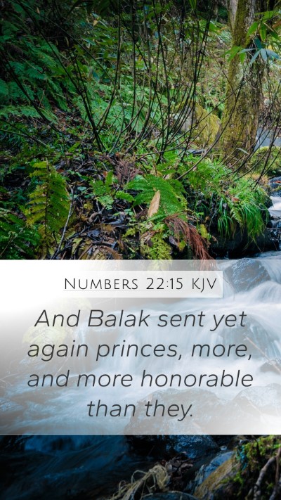 Numbers 22:15 Explained