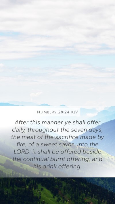 Numbers 28:24 Explained