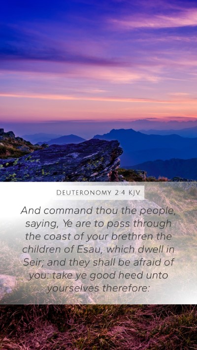 Deuteronomy 2:4 Explained