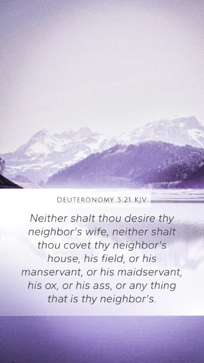 Deuteronomy 5:21 Explained