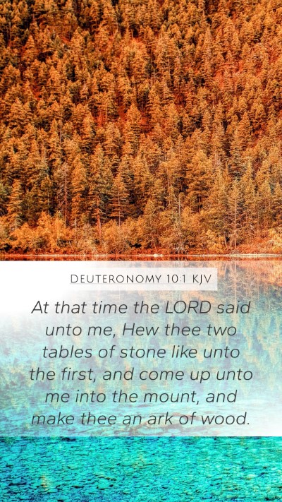 Deuteronomy 10:1 Explained