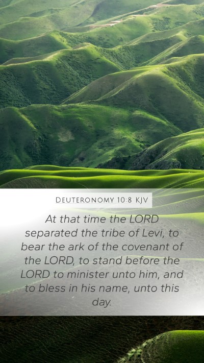 Deuteronomy 10:8 Explained