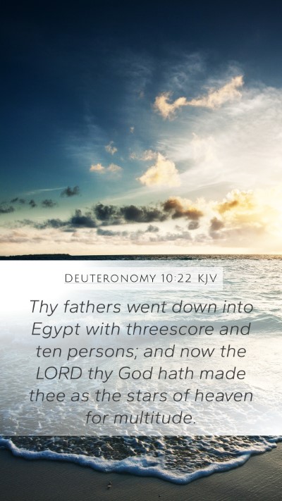 Deuteronomy 10:22 Explained
