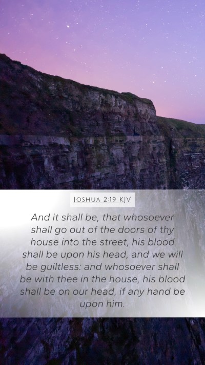 Joshua 2:19 Explained