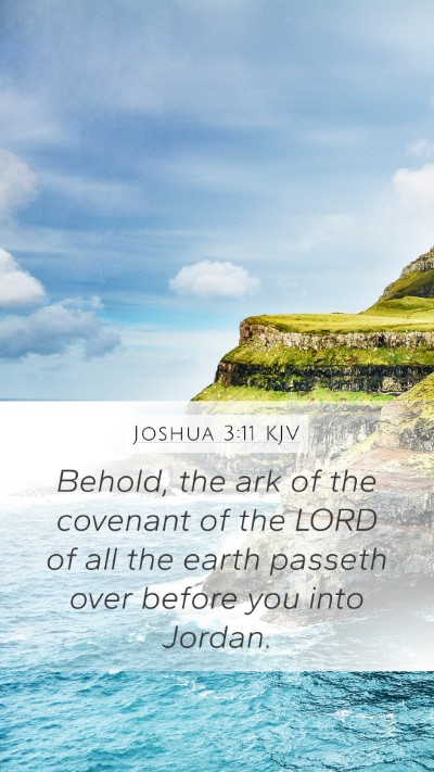 Joshua 3:11 Explained