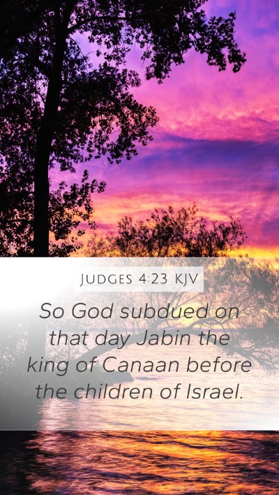 Judges 4:23 Explained