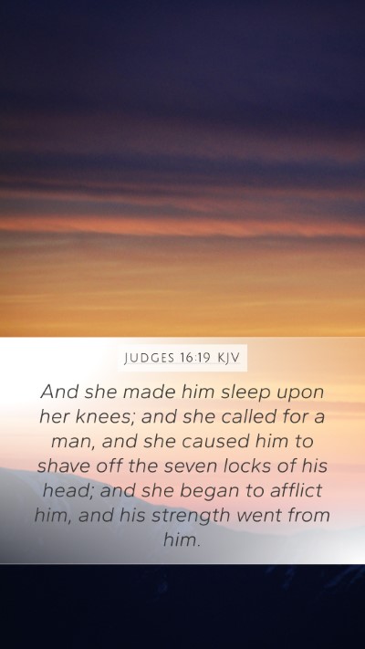 Judges 16:19 Explained