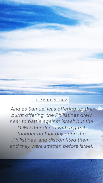 1 Samuel 7:10 Explained