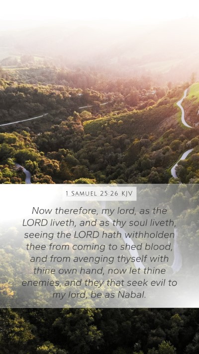 1 Samuel 25:26 Explained