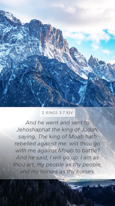 2 Kings 3:7 Explained