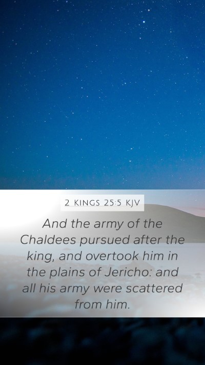 2 Kings 25:5 Explained