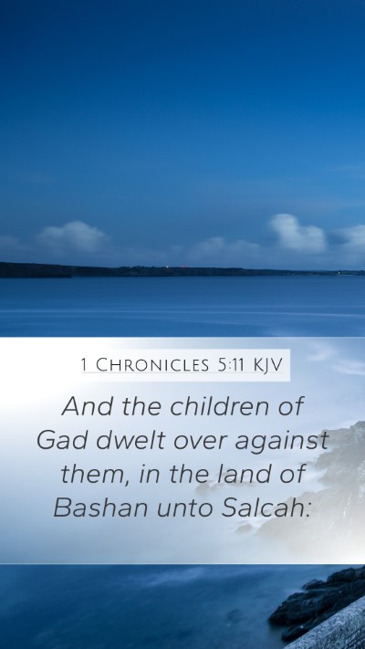 1 Chronicles 5:11 Explained