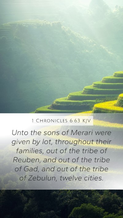 1 Chronicles 6:63 Explained