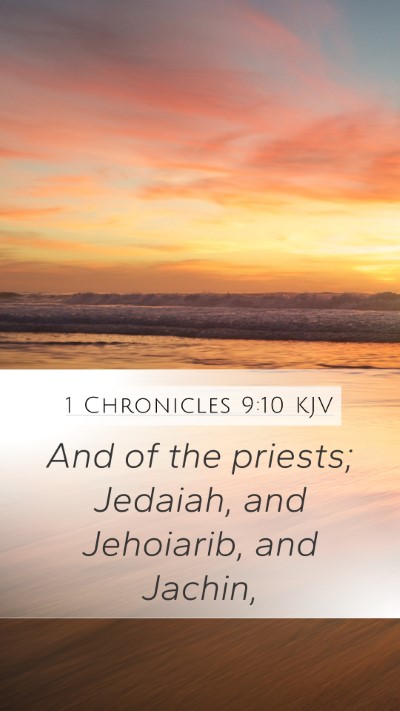 1 Chronicles 9:10 Explained