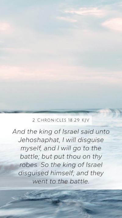 2 Chronicles 18:29 Explained