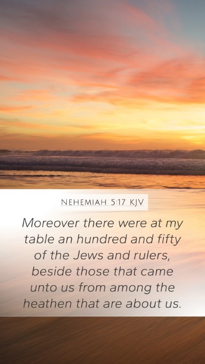 Nehemiah 5:17 Explained
