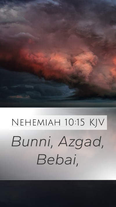 Nehemiah 10:15 Explained