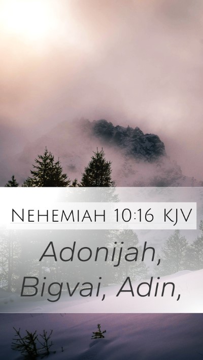 Nehemiah 10:16 Explained