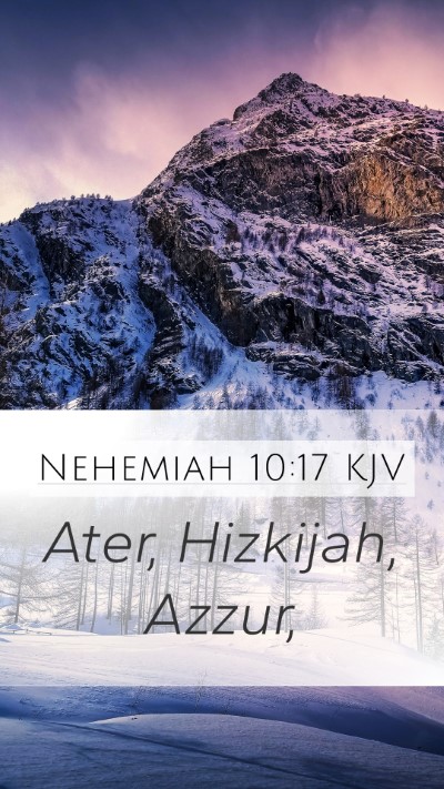 Nehemiah 10:17 Explained