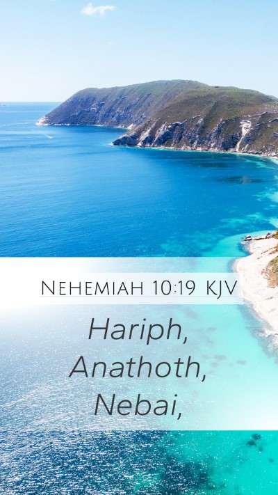 Nehemiah 10:19 Explained
