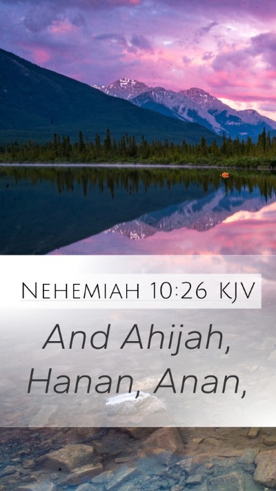 Nehemiah 10:26 Explained
