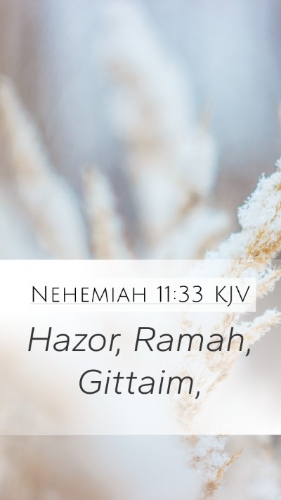 Nehemiah 11:33 Explained