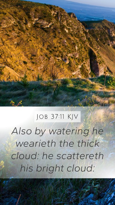 Job 37:11 Explained