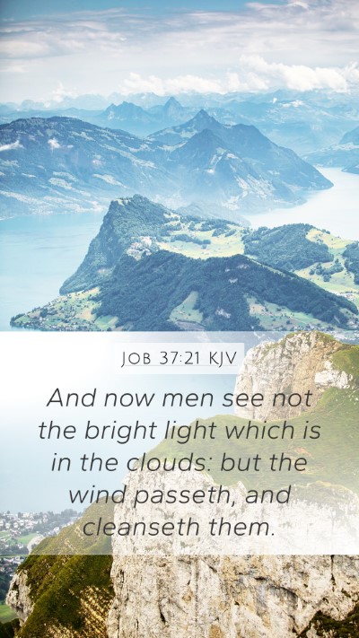 Job 37:21 Explained