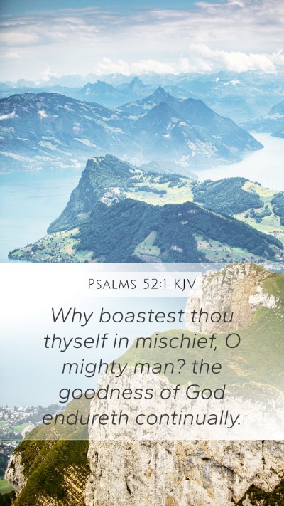 Psalms 52:1 Explained