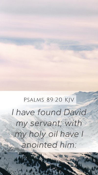 Psalms 89:20 Explained
