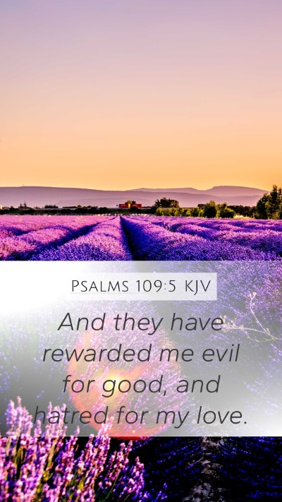 Psalms 109:5 Explained