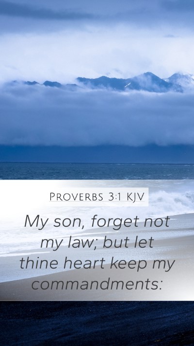 Proverbs 3:1 Explained