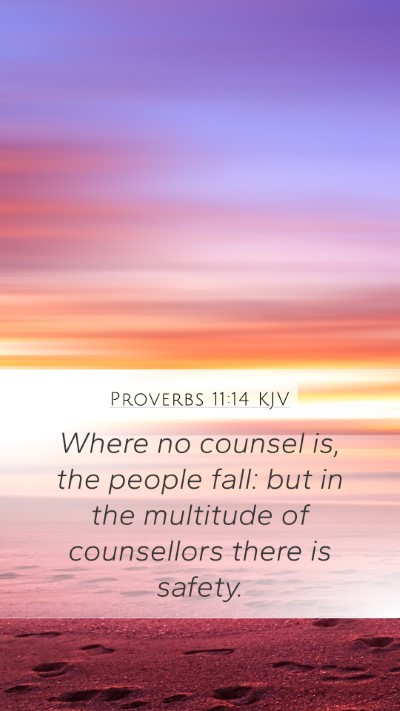Proverbs 11:14 Explained