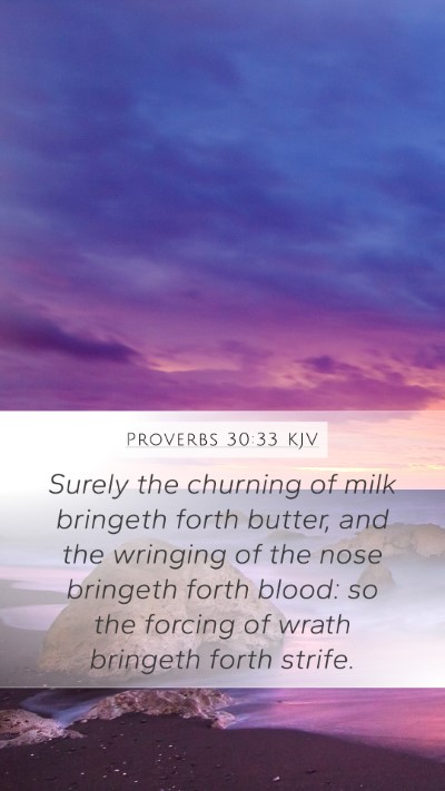 Proverbs 30:33 Explained