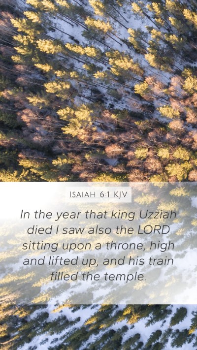 Isaiah 6:1 Explained
