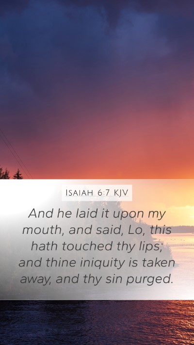 Isaiah 6:7 Explained
