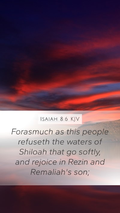 Isaiah 8:6 Explained