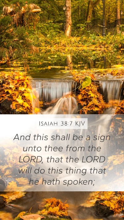 Isaiah 38:7 Explained